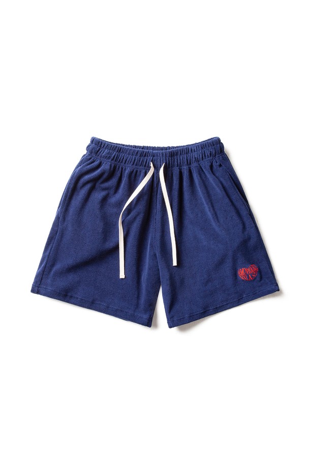 Amfeast - 하프팬츠 - Love Terry Cotton Shorts Navy