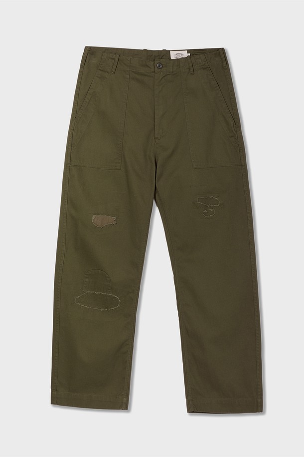 Amfeast - 캐주얼팬츠 - Veteran Fatigue Pants ver.2 Olive