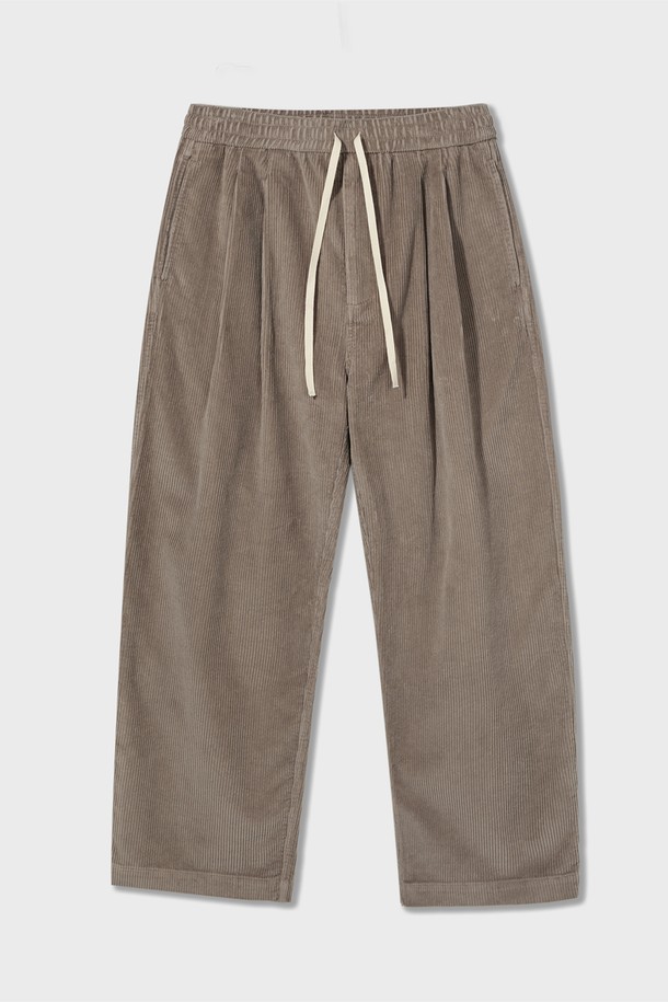 Amfeast - 캐주얼팬츠 - LazyBoyz Easy Corduroy Pants Grey