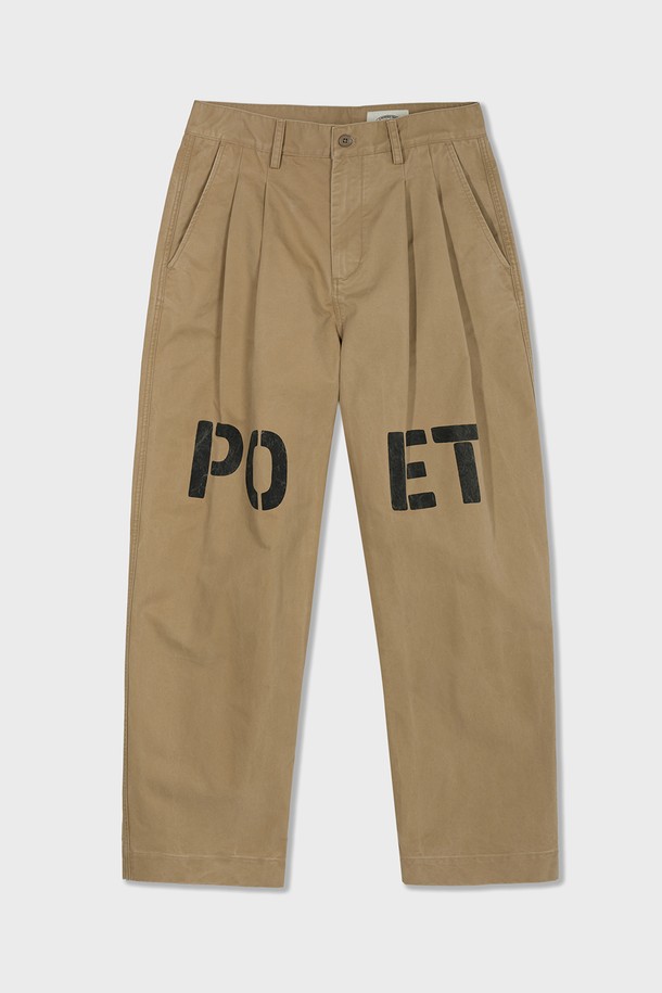 Amfeast - 캐주얼팬츠 - POET LIFE Work Pants Beige