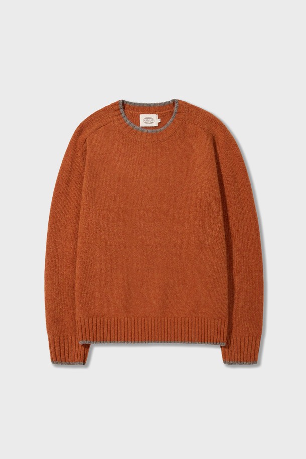 Amfeast - 스웨터 - Eve Shaggy Dog Pure Wool Sweater Orange