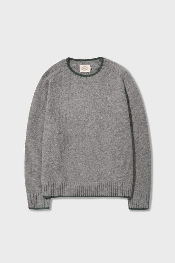 Amfeast - 스웨터 - Eve Shaggy Dog Pure Wool Sweater Grey