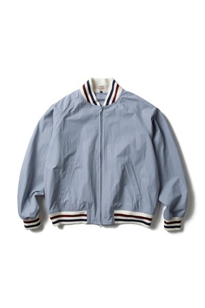 Lightweight Beach Varsity Jacket Blue