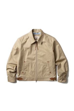 Gabardine Western Swing Jacket Beige