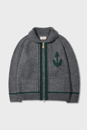 Anchor Cowichan Cardigan Grey