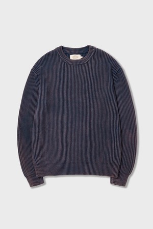 Everyday Washed Round Knitwear Navy