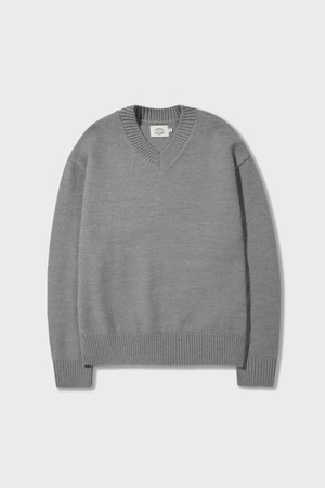 Essential V-neck Knitwear Grey