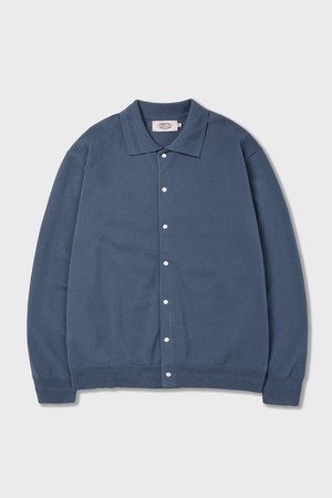 Essential Long Sleeves Knit Shirts Blue