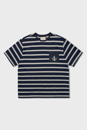 Seaman Stripe Pocket T Shirts Navy