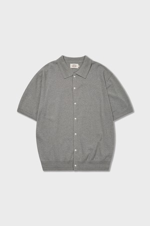 Essential Half Knit Shirts Grey