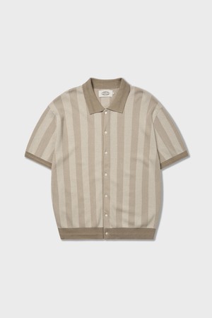 Mojito Herringbone Knit Shirts Beige