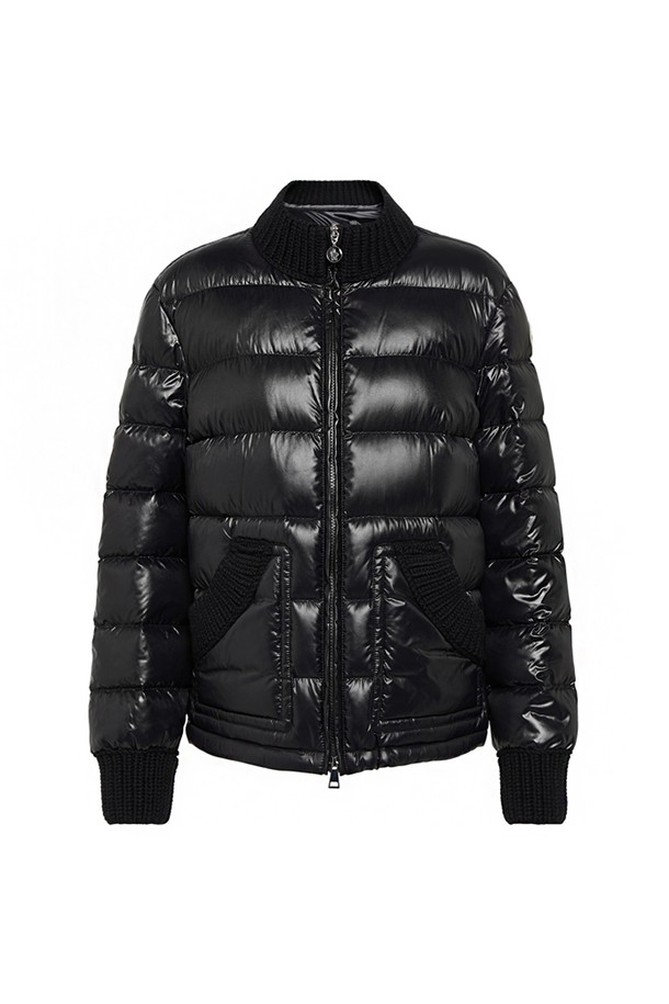 MONCLER - 패딩 - 몽클레어 집업 니트 다운재킷 1A00015 5963V 999 블랙