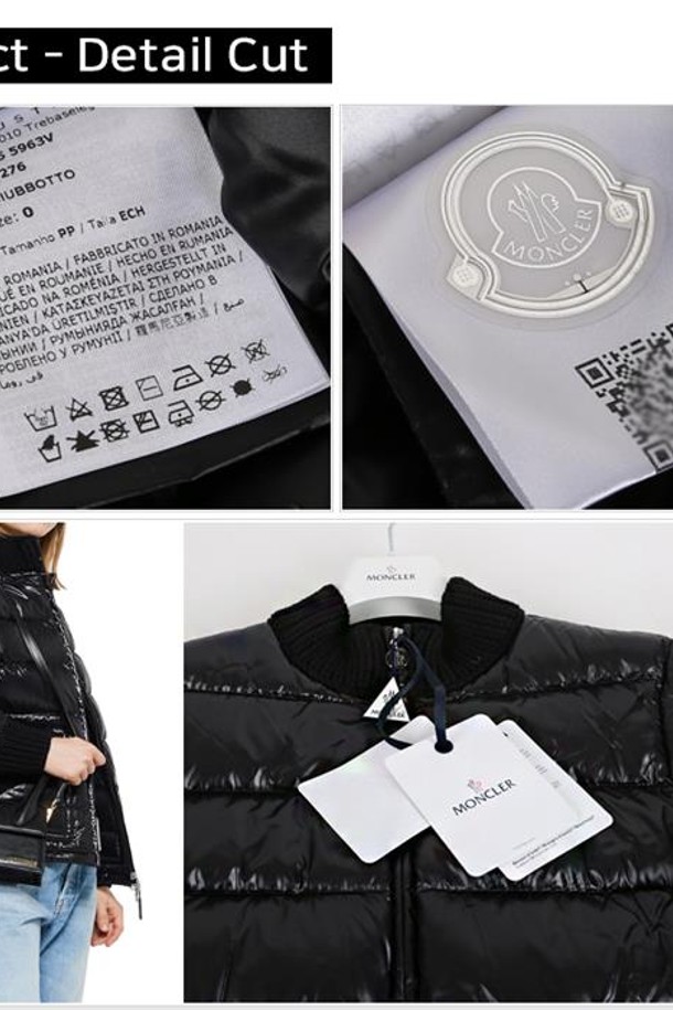 MONCLER - 패딩 - 몽클레어 집업 니트 다운재킷 1A00015 5963V 999 블랙