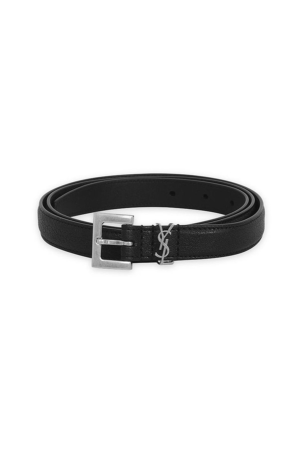 SAINT LAURENT - 벨트 - [생로랑 SAINT LAURENT] 612616 BRM0E 1000 남성 벨트