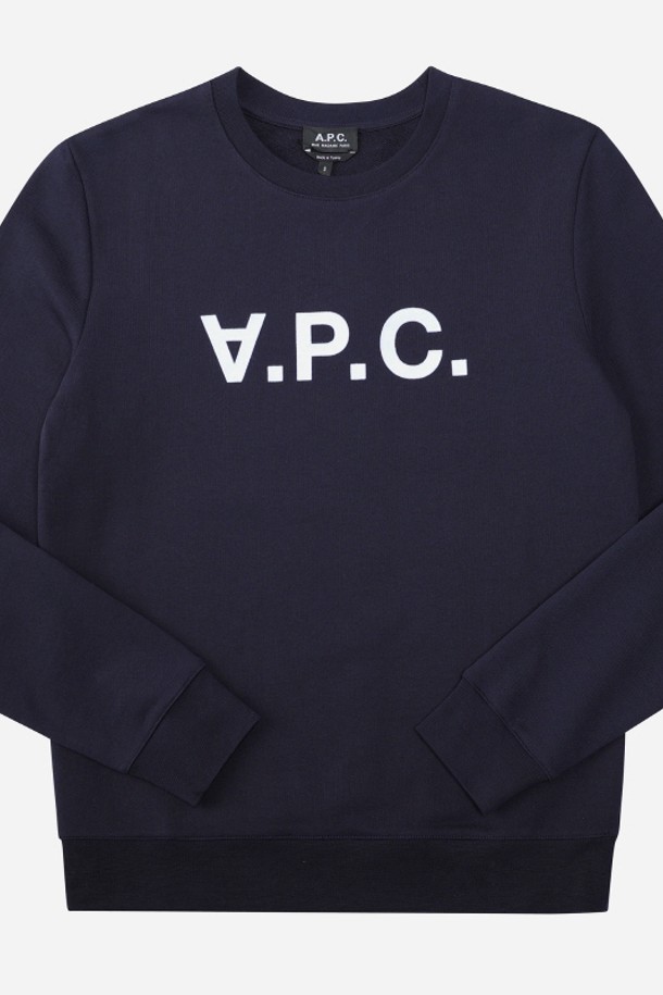 A.P.C. - 스웨트셔츠 - [아페쎄 APC] COECQ H27378 IAK DARK NAVY 남녀공용 맨투맨