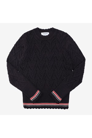 [톰브라운 THOM BROWNE] FKA357A Y1024 415 여성 풀오버 니트