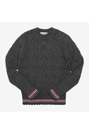 [톰브라운 THOM BROWNE] FKA357A Y1024 035 여성 풀오버 니트