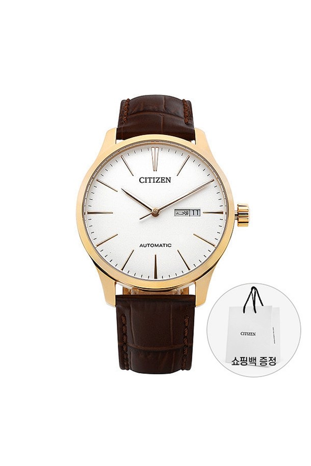 CITIZEN - 기타소품 - [시티즌 CITIZEN] 남성 가죽시계 NH8353-18A