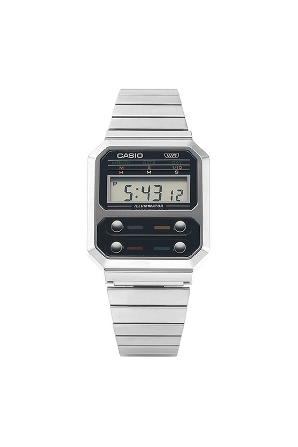 CASIO - 기타소품 - [카시오] 공용 메탈시계 A100WE-1ADF