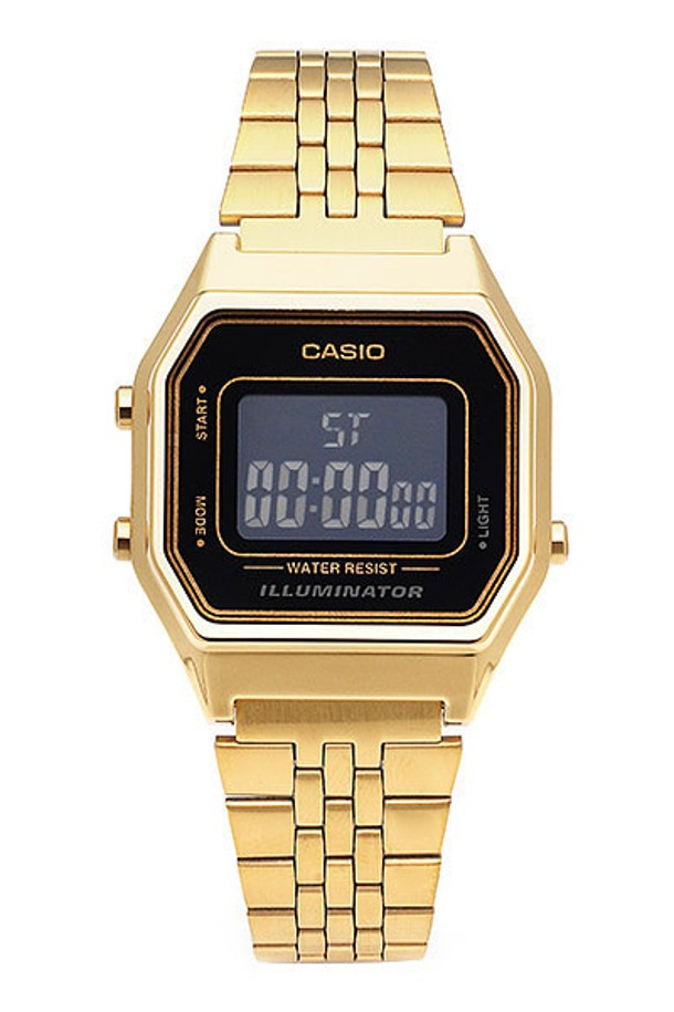 CASIO - 기타소품 - [카시오 CASIO] LA680WGA-1BDF 공용 메탈시계