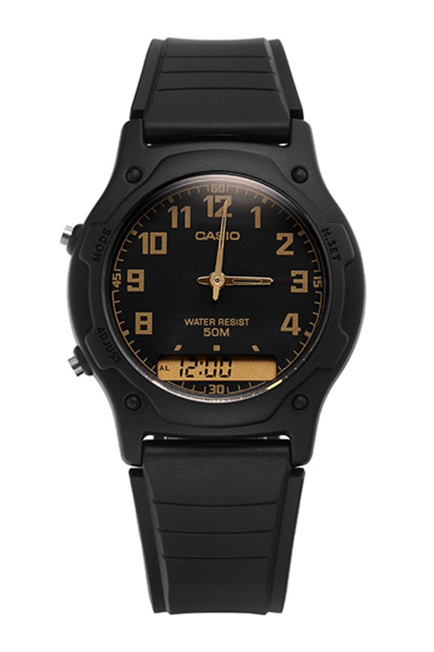 CASIO - 기타소품 - [카시오 CASIO] AW-49H-1BVDF 공용 우레탄시계