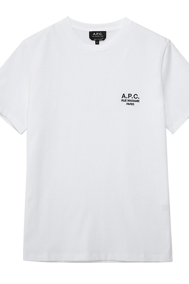 A.P.C. - 반팔티셔츠 - [아페쎄] 남성 반팔티 COEZC H26840 AAB WHITE