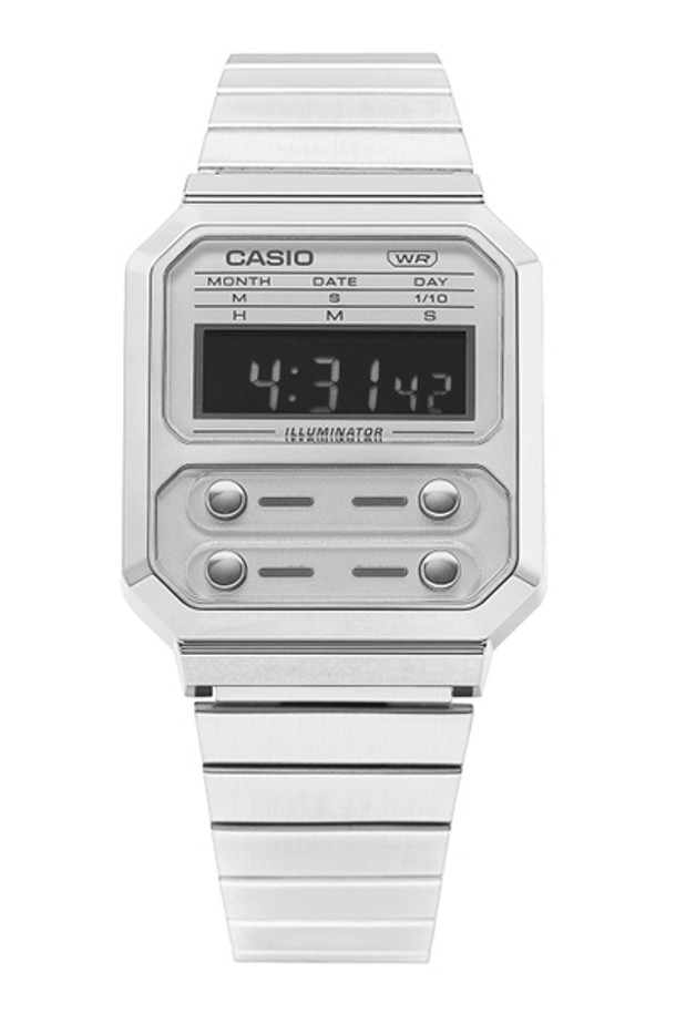 CASIO - 기타소품 - [카시오 CASIO] 공용 우레탄시계 A100WE-7BDF