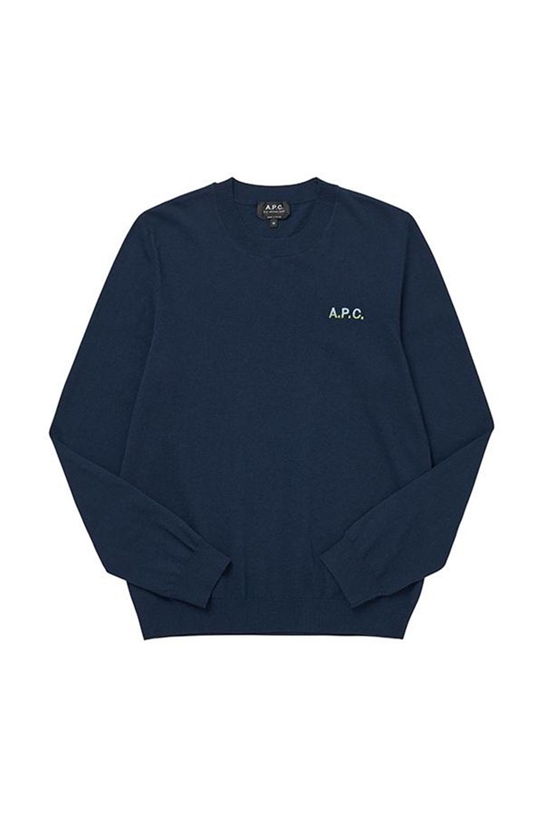 A.P.C. - 스웨터 - [아페쎄 APC] COGUQ H23213 TIH MARINEBLEU CLAIR 남성 니트