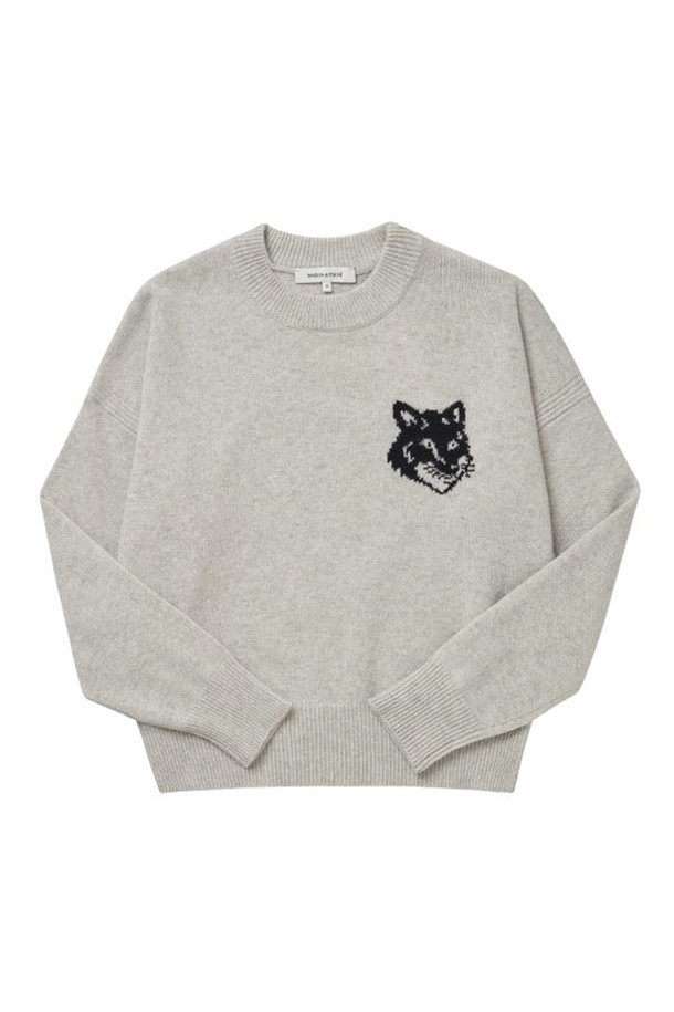 MAISON KITSUNE - 스웨터 - [메종키츠네 MAISONKITSUNE] LW00815KT1063 H120 여성 니트