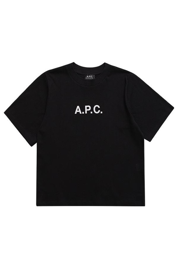 A.P.C. - 반소매 티셔츠 - [아페쎄 APC] COGAF F26179 LZZ BLACK 여성 반팔티