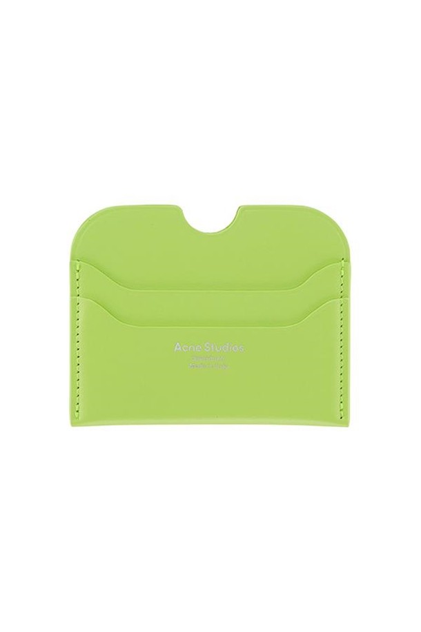 Acne Studios - 지갑 - [아크네스튜디오 ACNE STUDIOS] CG0193 LIME GREEN 공용 카드홀더