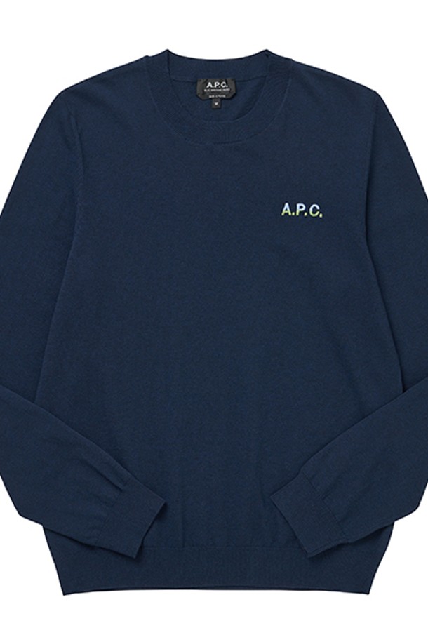 A.P.C. - 스웨터 - [아페쎄 APC] COGUQ H23213 TIH MARINEBLEU CLAIR 남성 니트