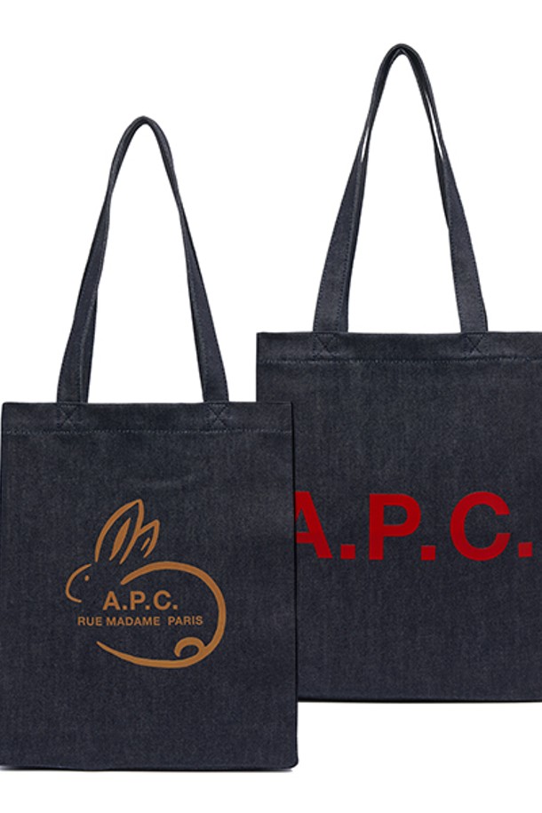 A.P.C. - 토트백 - [아페쎄 APC] COCSX M61793 IAI INDIGO 공용 에코백