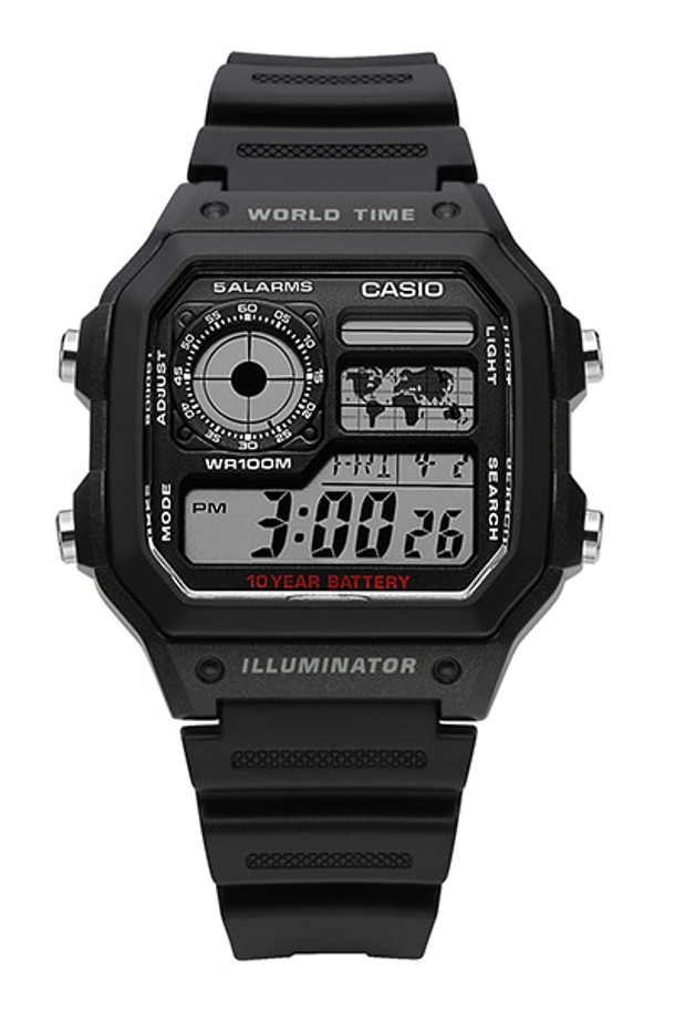 CASIO - 기타소품 - [카시오 CASIO] AE-1200WH-1AVDF 남성 우레탄시계