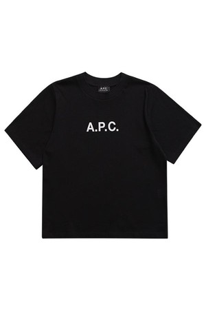 [아페쎄 APC] COGAF F26179 LZZ BLACK 여성 반팔티