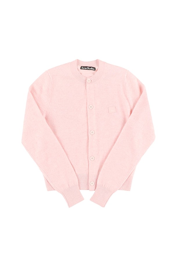 Acne Studios - 가디건 - [아크네스튜디오 ACNE STUDIOS] 공용 가디건 A60280 FADED PINK MELANGE