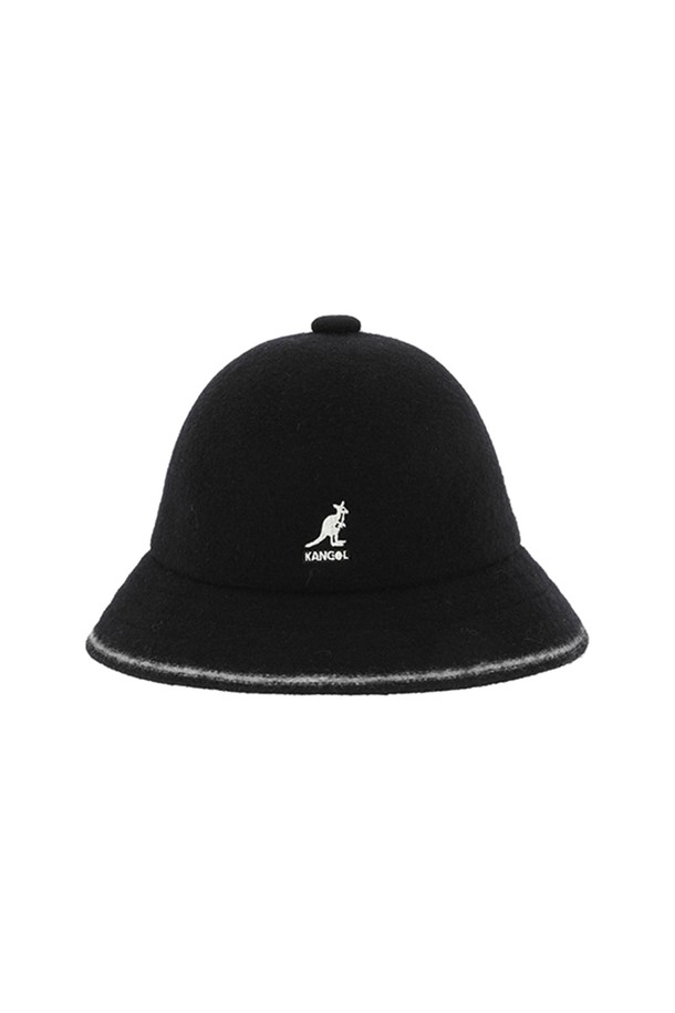 KANGOL - 모자 - [캉골 KANGOL] 공용 버킷햇 K3181ST BLACK/OFF WHITE