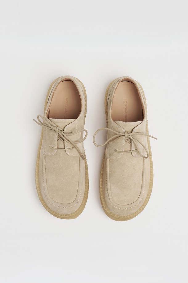 LOSTGARDEN - 드레스화 - UNIFORM Crepe Derby Beige