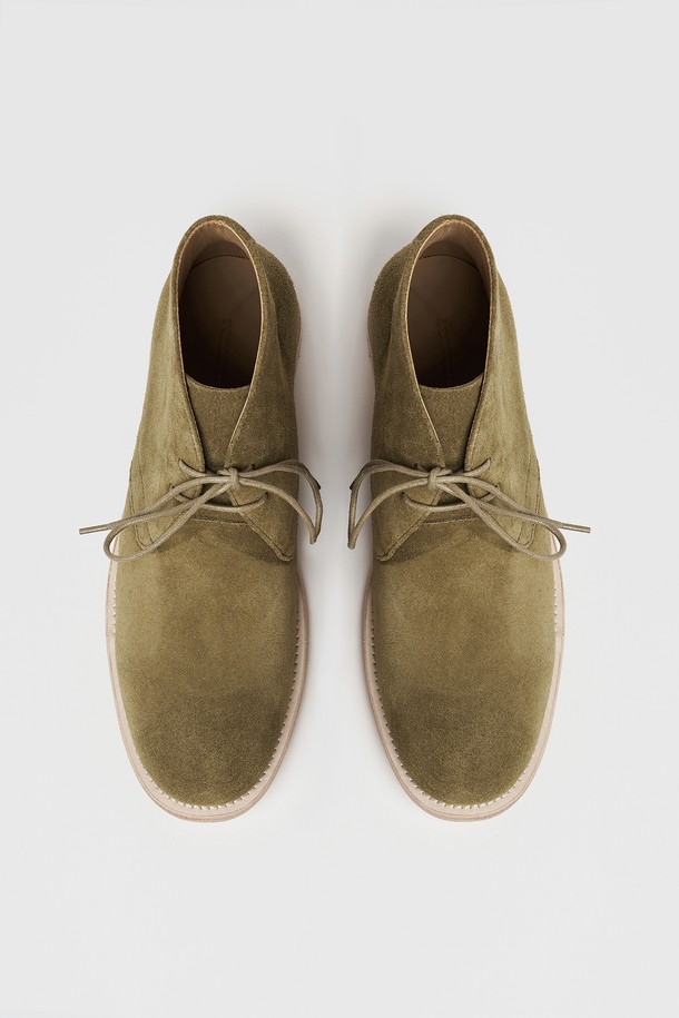 LOSTGARDEN - 드레스화 - UNIFORM Chukka Boots Green