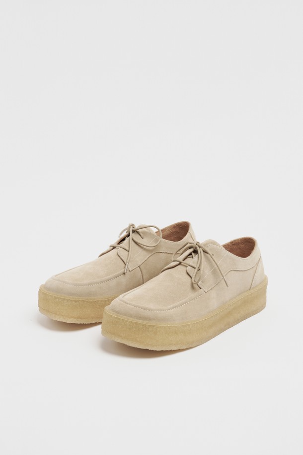 LOSTGARDEN - 드레스화 - UNIFORM Crepe Derby Beige