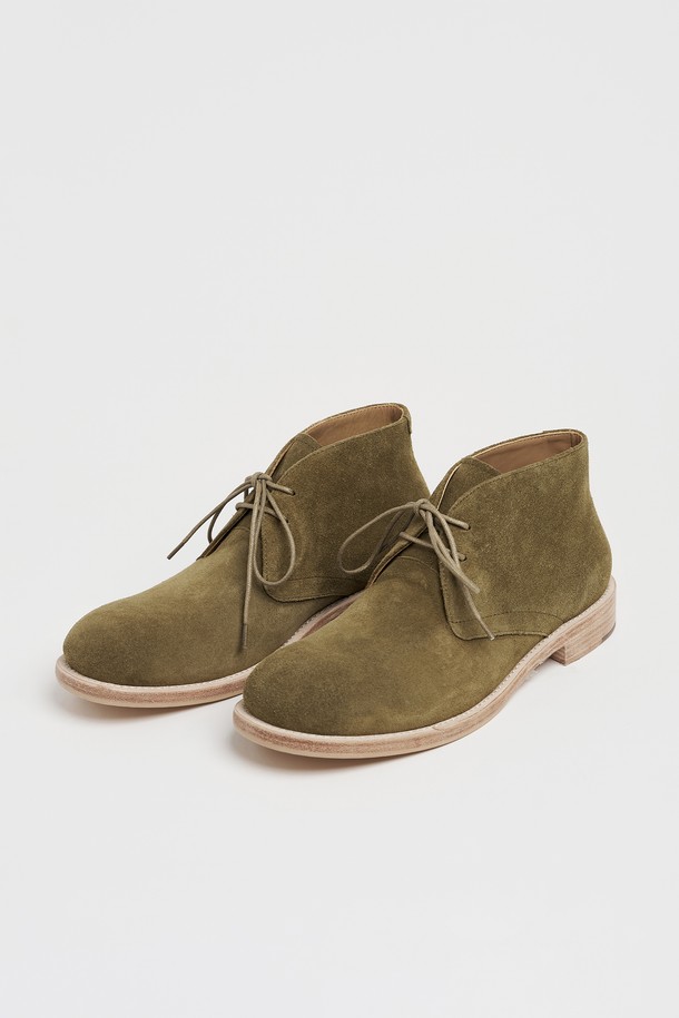 LOSTGARDEN - 드레스화 - UNIFORM Chukka Boots Green