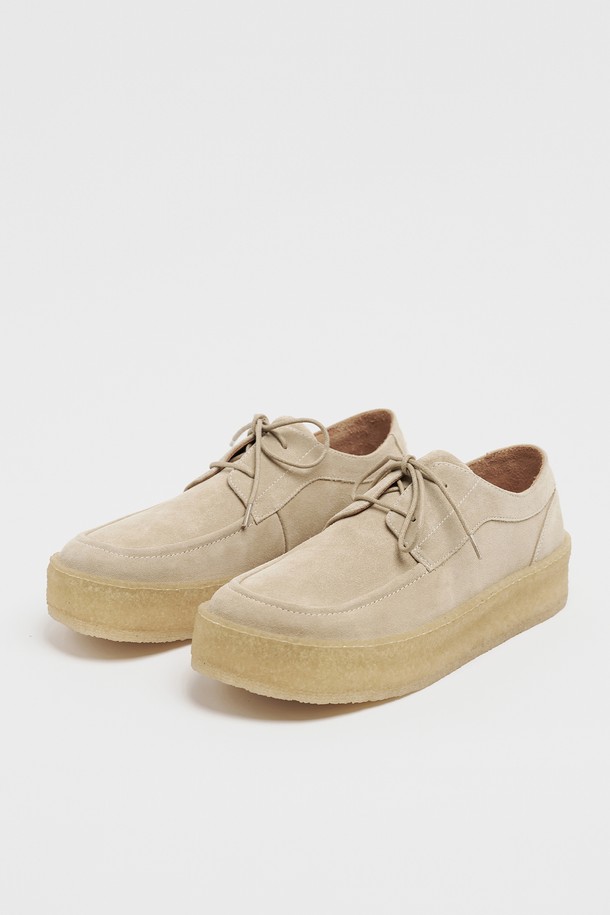 LOSTGARDEN - 드레스화 - UNIFORM Crepe Derby Beige