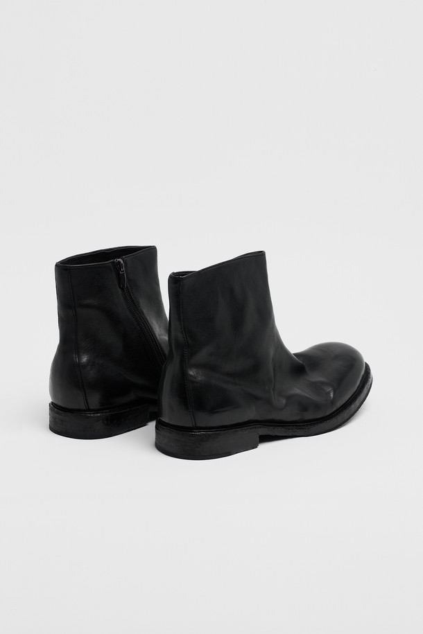 LOSTGARDEN - 드레스화 - UNIFORM Washed Boots Black