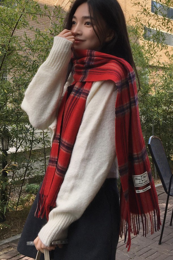 Ordinary Check Wool 머플러 - 레드 체크는 울 소재로 제작되어 부드러운 촉감과 뛰어난 보온성을 자랑합니다. 가을, 겨울 시즌에 착용하기 좋으며, 일상, 출근룩, 모임룩 등 다양한 TPO에 활용할 수 있습니다. 클래식하고 베이직한 디자인에 레드와 블랙 컬러의 체크 패턴이 더해져 미니멀, 캐주얼 스타일 모두 소화 가능합니다. 두꺼운 두께감으로 따뜻함을 더하며, 목도리로 활용하여 스타일리시하게 연출할 수 있습니다.
