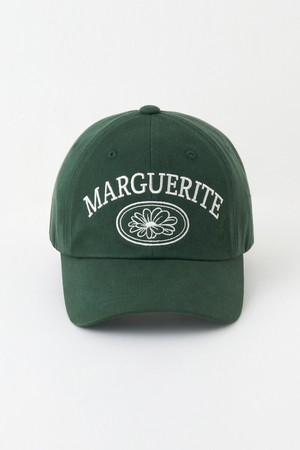 Margaret Embroidery Ball Cap - Green