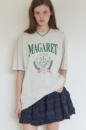 Margaret Artwork Overfit T-shirt - Oatmeal