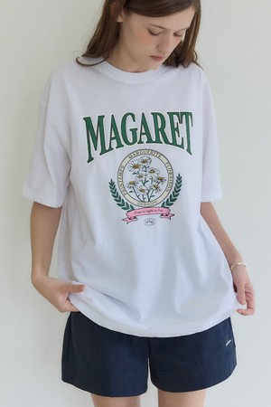 Margaret Artwork Overfit T-shirt - White