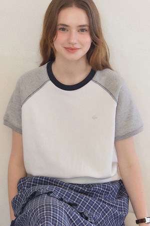 Tammy Half-Sleeve Sweatshirt - Melange Grey