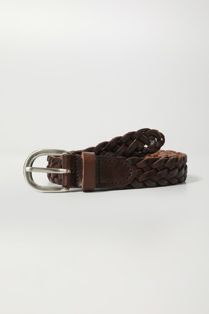 24FW] RIVET LEATHER BELT (BLACK)_MARGARIN FINGERS - 코오롱몰