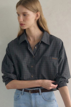 Laura Check Shirt - Dark Green